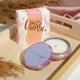 Свеча в жестяной банке