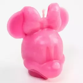 Свеча ароматическая, минни маус, розовая