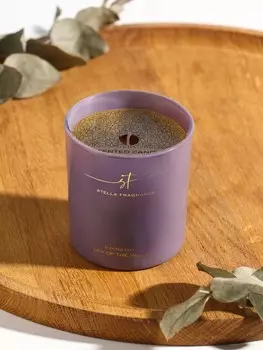 Свеча ароматическая stella fragrance 160 гр, lily of the valley