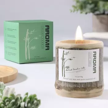 Свеча ароматическая в бамбуке