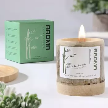 Свеча ароматическая в бамбуке