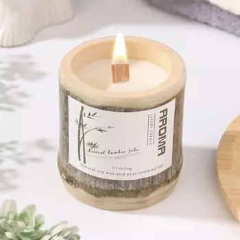 Свеча ароматическая в бамбуке