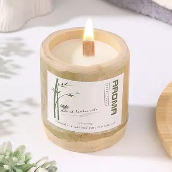 Свеча ароматическая в бамбуке