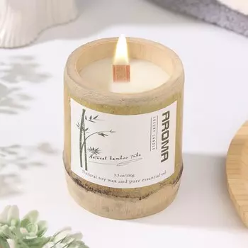 Свеча ароматическая в бамбуке