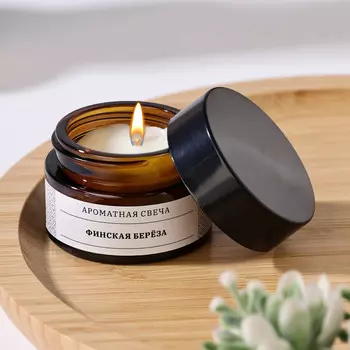 Ароматическая свеча в банке