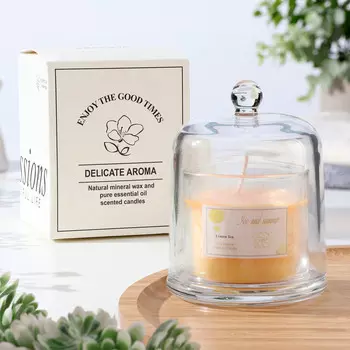 Ароматическая свеча в банке dome, лимон