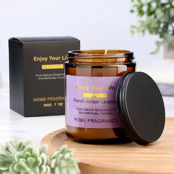 Ароматическая свеча в банке