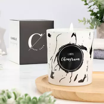 Ароматическая свеча в стакане cheng xuan, еловый