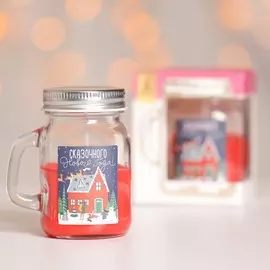 Новогодняя свеча в банке