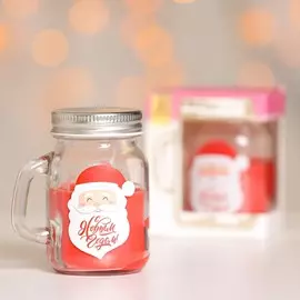 Новогодняя свеча в банке