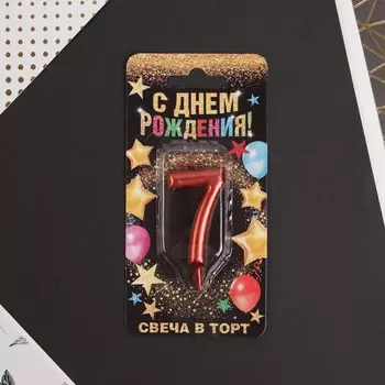 Свеча-цифра в торт