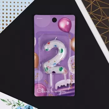 Свеча для торта, цифра