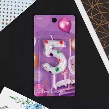 Свеча для торта, цифра