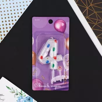 Свеча для торта, цифра