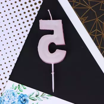 Свеча для торта, цифра