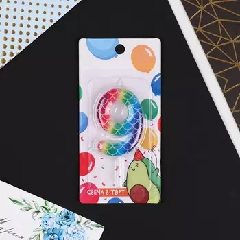 Свеча для торта, цифра