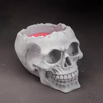 Свеча фигурная ароматическая в бетоне