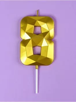 Свеча в торт на шпажке