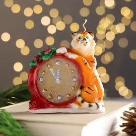 Свеча новогодняя декоративная