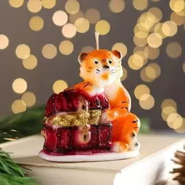 Свеча новогодняя декоративная