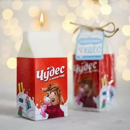 Свеча пакет молока