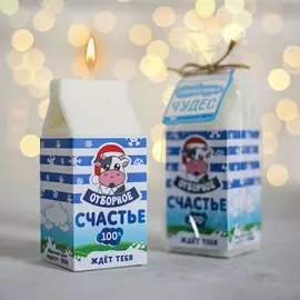 Свеча пакет молока