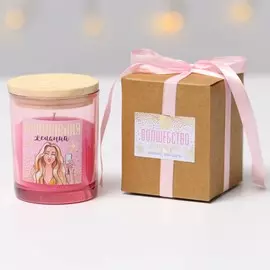 Новогодняя свеча в стакане