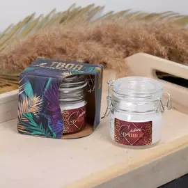 Свеча в банке с крышкой