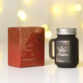 Новогодняя свеча в банке