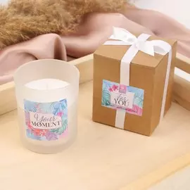 Свеча в стакане