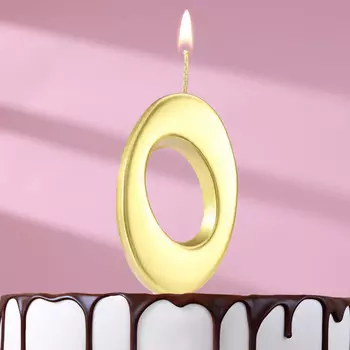 Свеча в торт цифра