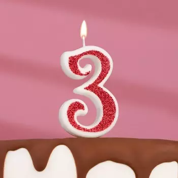 Свеча в торт на шпажке