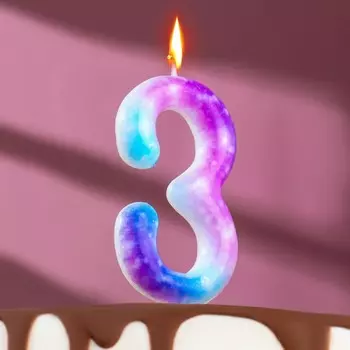 Свеча в торт на шпажке