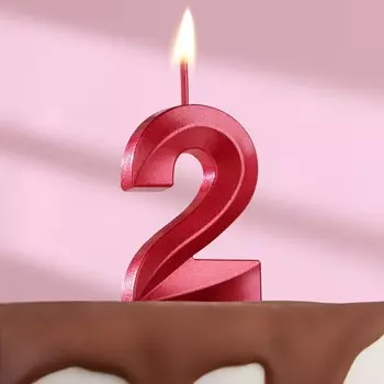 Свеча в торт на шпажке