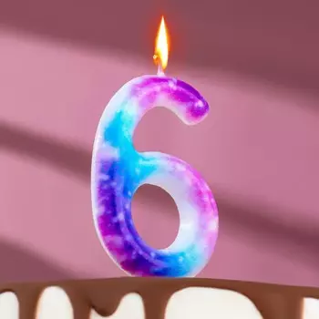 Свеча в торт на шпажке