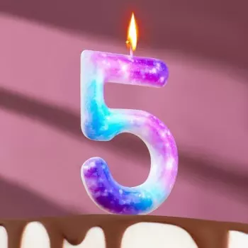 Свеча в торт на шпажке