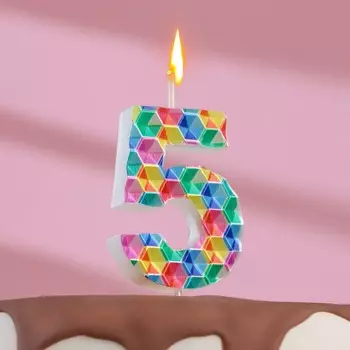 Свеча в торт на шпажке