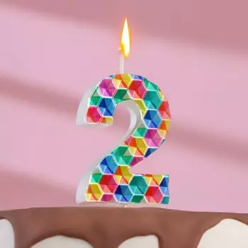 Свеча в торт на шпажке