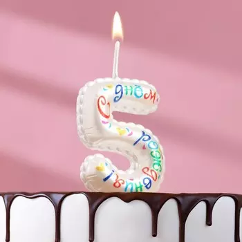 Свеча в торт на шпажке