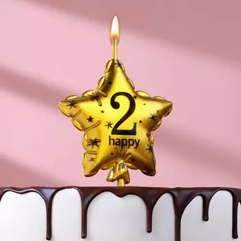 Свеча в торт на шпажке