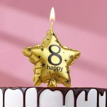 Свеча в торт на шпажке