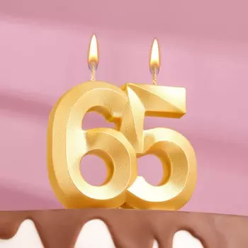 Свеча в торт юбилейная