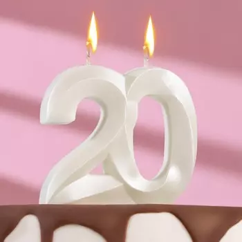 Свеча в торт юбилейная