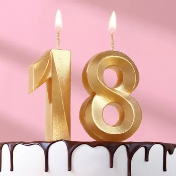 Свеча в торт юбилейная