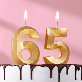 Свеча в торт юбилейная