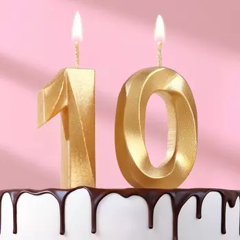 Свеча в торт юбилейная