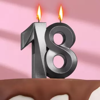 Свеча в торт юбилейная