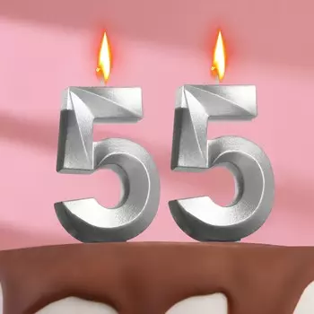 Свеча в торт юбилейная