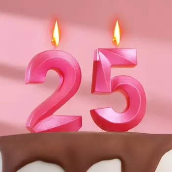 Свеча в торт юбилейная