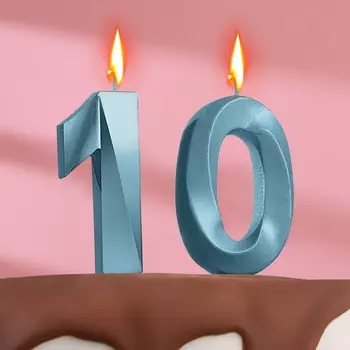 Свеча в торт юбилейная